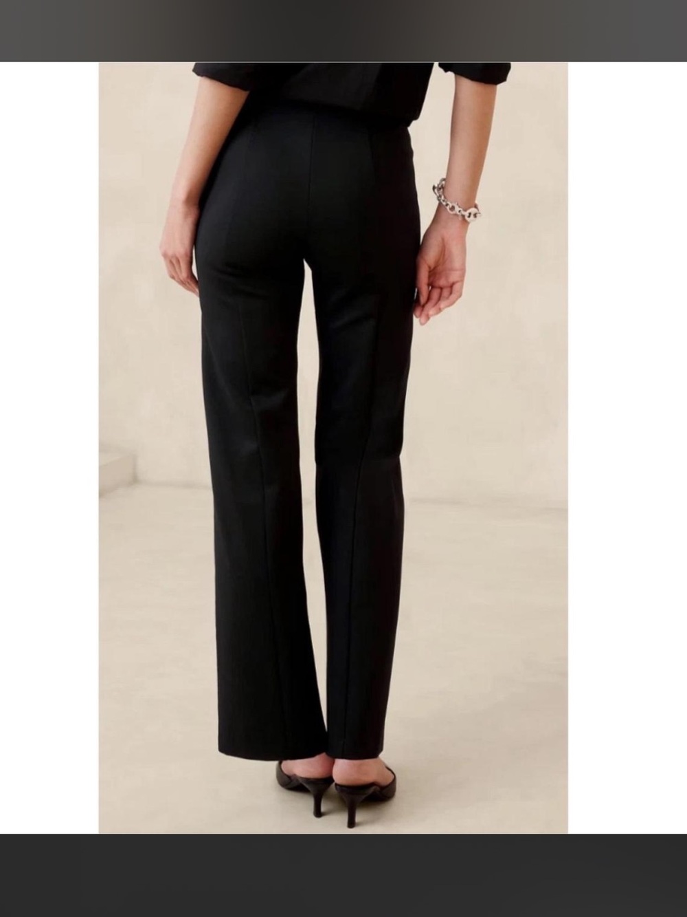 Banana Republic Straight Ponte Trousers